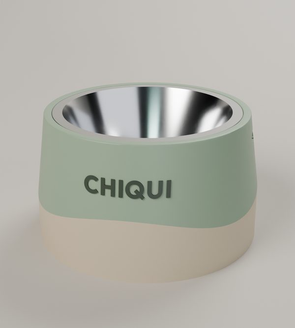 Soporte salvia y arena con el nombre CHIQUI